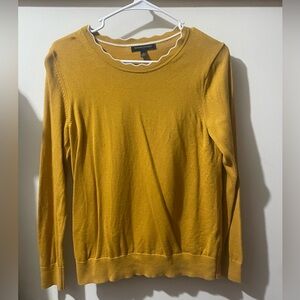 Yellow Banana Republic shirt (S)
